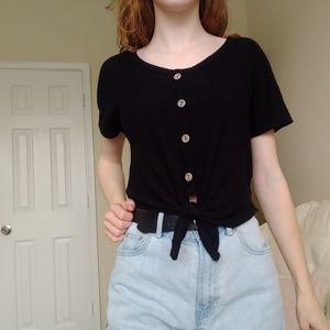 TJMAXX brand// SOFT BLACK TEE //